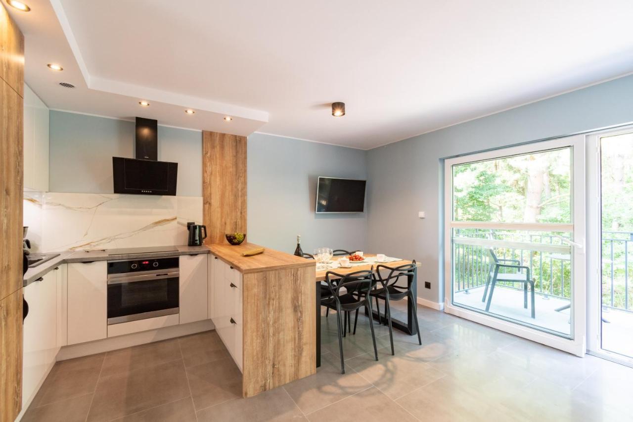 Apartamenty W Sam Las By Klif Ustka Buitenkant foto